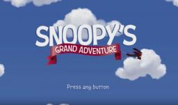 Snoopy’s Grand Adventure Title Screen